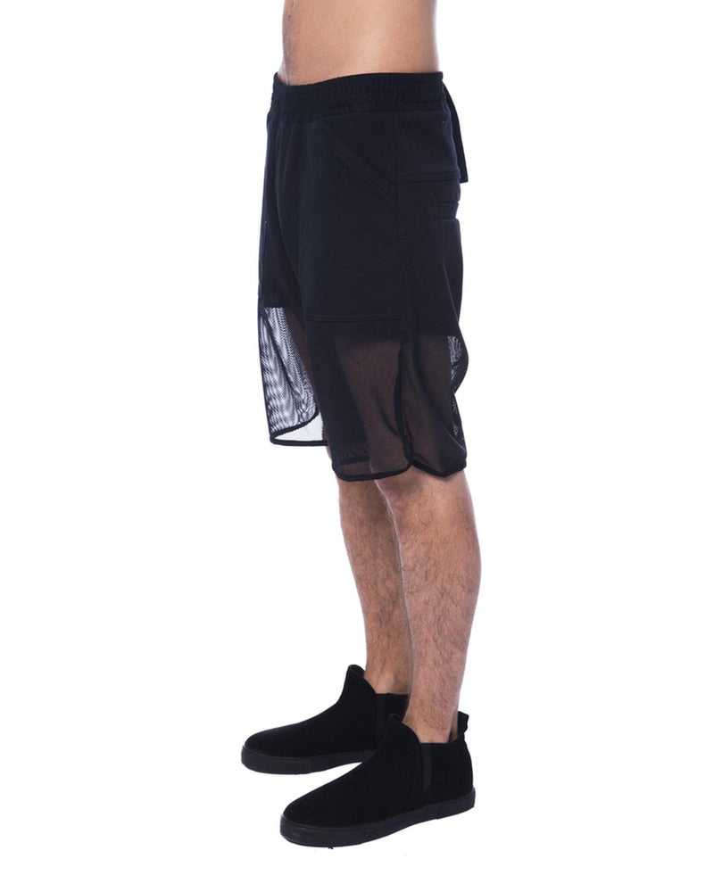 Short Transparent Textil Logo Shorts L Men