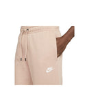 Loose Fit Fleece Pants with Elastic Cuffs - M