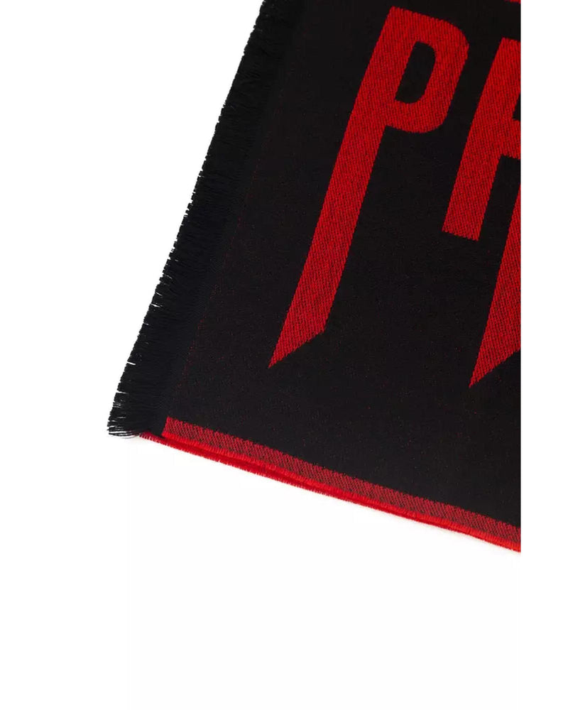 Fringed Logo Scarf One Size Men