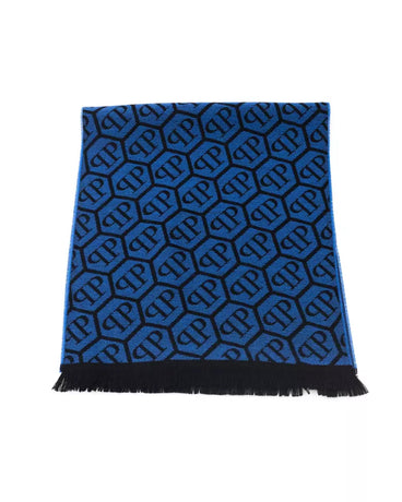 Monogram Fringed Scarf One Size Men