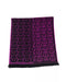 Monogram Fringed Scarf One Size Men