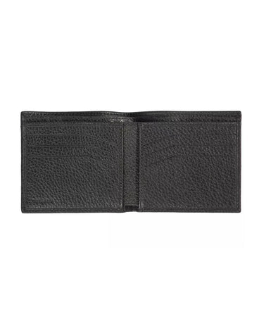 Embossed Leather Mens Wallet with Book Opening One Size Men