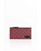 Geometric-themed Leather Card Holder with Trussardi Plate One Size Men