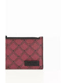 Geometric-themed Leather Card Holder with Trussardi Plate One Size Men