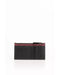 Geometric-themed Leather Card Holder with Trussardi Plate One Size Men