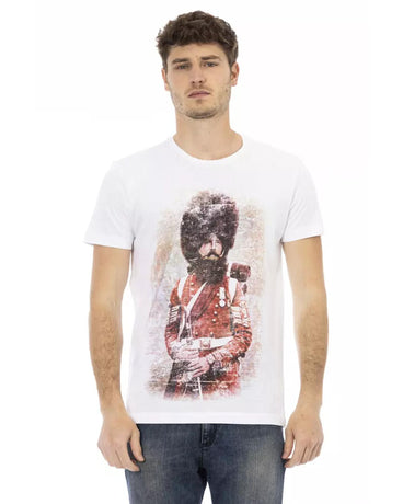 Short Sleeve T-shirt with Front Print M Men