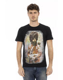 Short Sleeve T-shirt with Front Print S Men