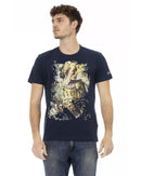 Short Sleeve T-Shirt with Front Print S Men