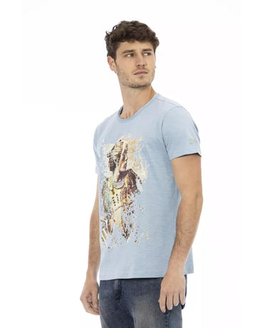 Short Sleeve T-shirt with Front Print XL Men