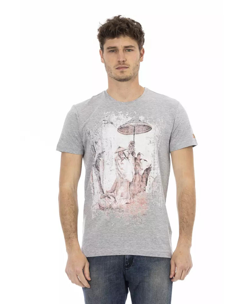 Short Sleeve T-shirt with Front Print M Men