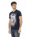 Short Sleeve T-shirt with Front Print XL Men