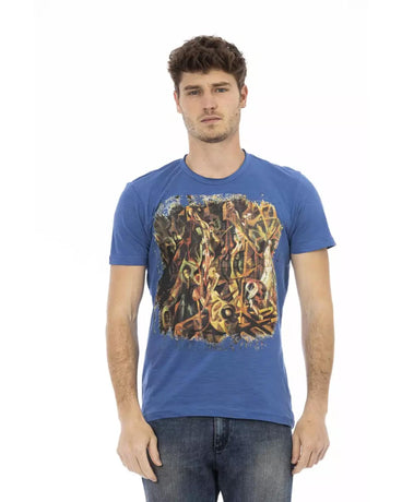 Short Sleeve T-shirt with Round Neck S Men