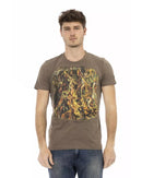 Printed Round Neck Short Sleeve T-shirt 3XL Men