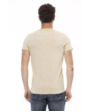 Short Sleeve T-shirt with Chest Pocket Print L Men