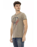 Short Sleeve T-shirt with Front Print L Men