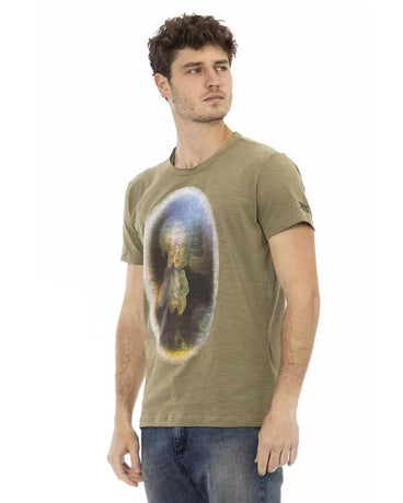 Short Sleeve T-shirt with Front Print XL Men