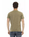 Short Sleeve T-shirt with Front Print XL Men