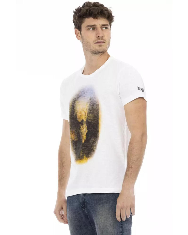 Short Sleeve T-shirt with Front Print L Men