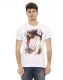 Front Print Short Sleeve T-shirt S Men