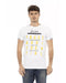 Front Print Short Sleeve T-Shirt with Round Neck L Men