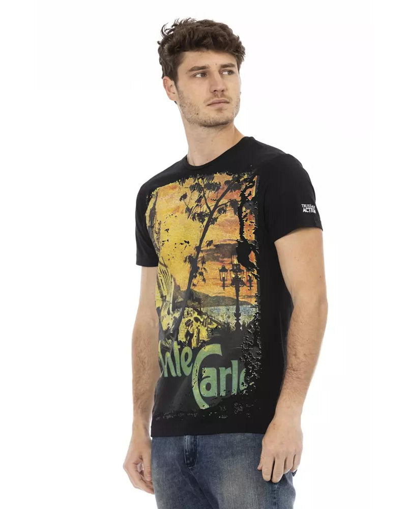 Short Sleeve T-shirt with Front Print M Men