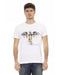 Front Print Short Sleeve T-shirt L Men