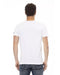 Front Print Short Sleeve T-shirt L Men