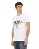 Front Print Short Sleeve T-shirt M Men