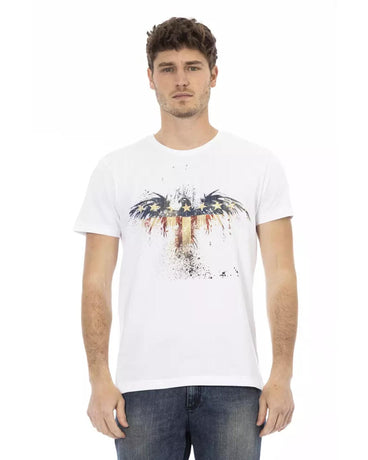 Front Print Short Sleeve T-shirt S Men