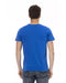 Front Print Short Sleeve T-shirt L Men