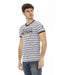 Printed Round Neck Short Sleeve T-Shirt L Men