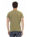 Printed Short Sleeve Round Neck T-shirt L Men