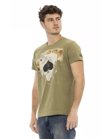 Printed Short Sleeve Round Neck T-shirt M Men