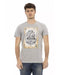 Short Sleeve T-shirt with Front Print 3XL Men