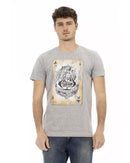 Short Sleeve T-shirt with Front Print L Men