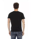 Short Sleeve T-shirt with Front Print 3XL Men