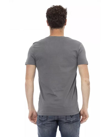 Short Sleeve T-shirt with V-neck 3XL Men