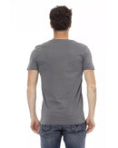 Short Sleeve T-shirt with V-neck L Men