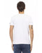 Short Sleeve T-shirt With V-neck - Front Print 3XL Men