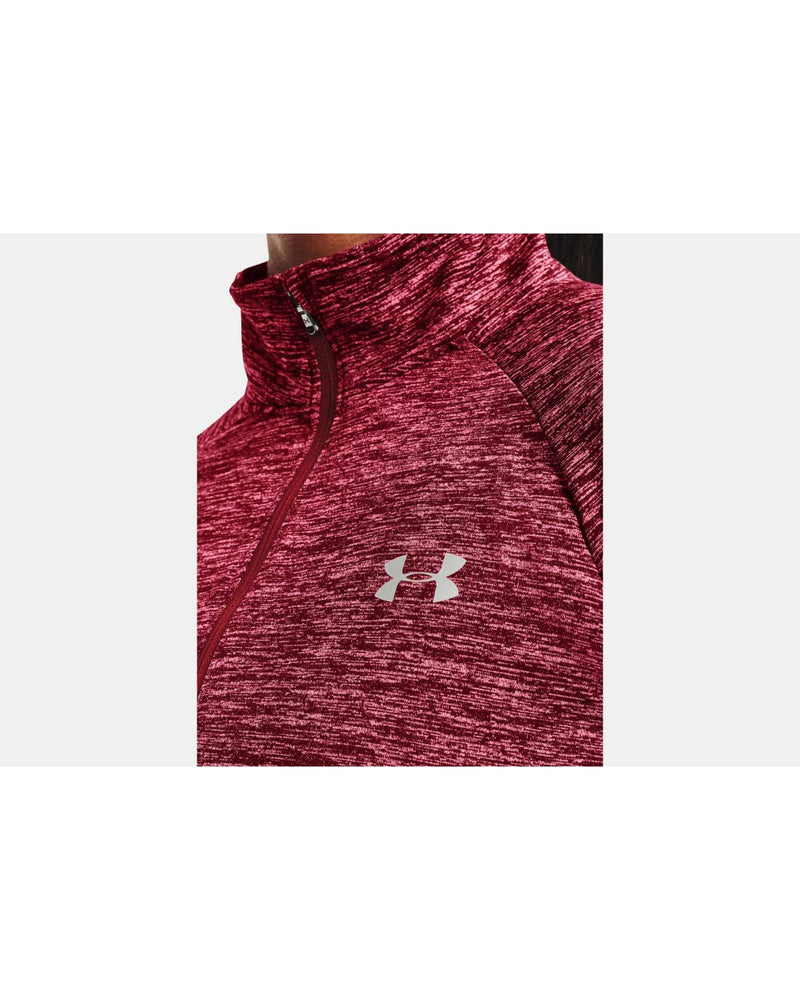 UA Tech Twist 1/2 Zip Hoodie for Women - M