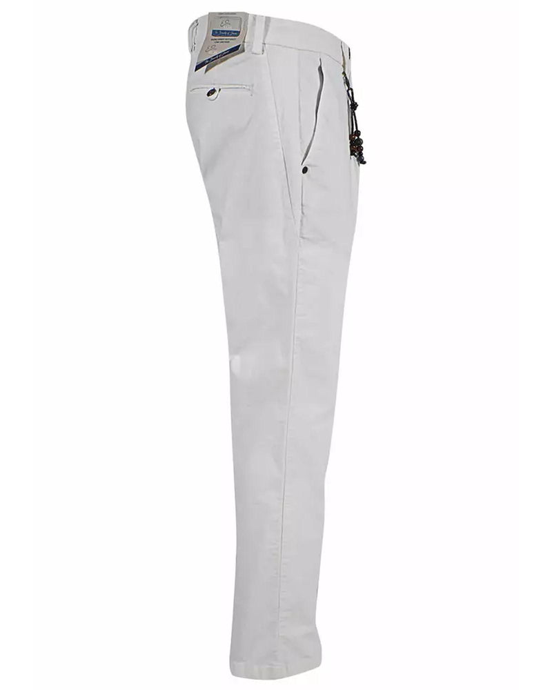 Zee Chino Trousers with Pleats and Five Pockets W29 US Men