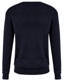 Mens Advatex Varesa Wool Pullover Jumper Cardigan - Navy