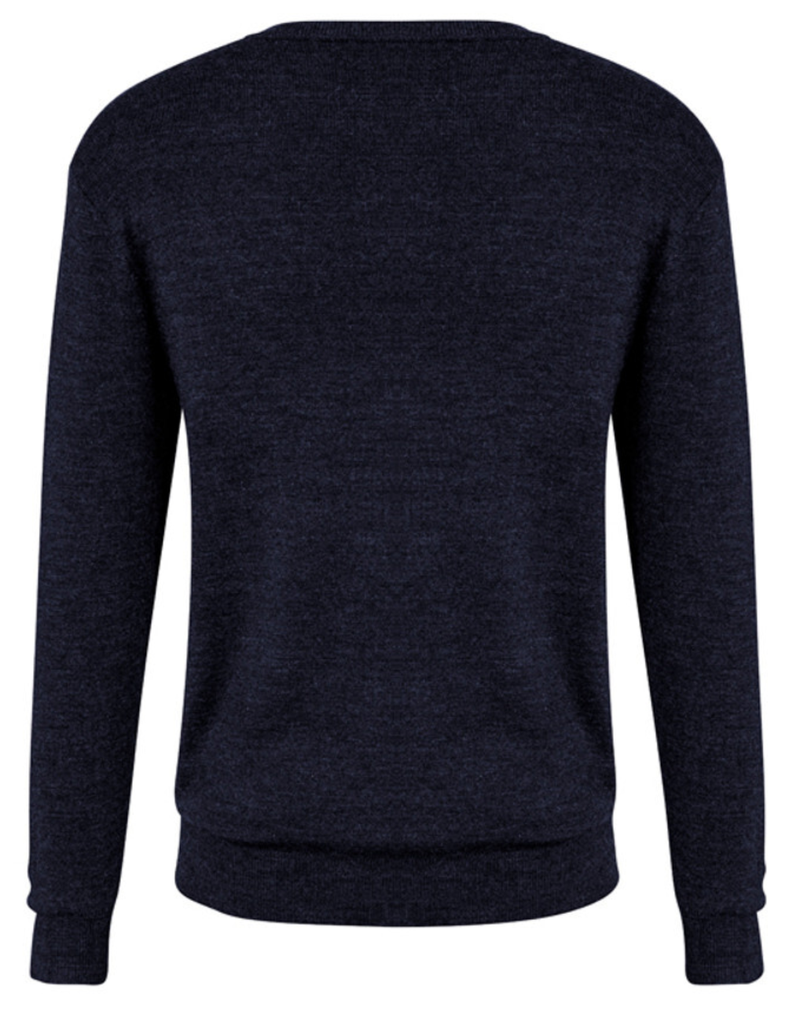 Mens Advatex Varesa Wool Pullover Jumper Cardigan - Navy - 3XL