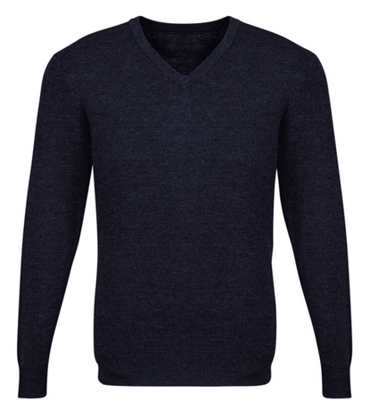 Mens Advatex Varesa Wool Pullover Jumper Cardigan - Navy - S