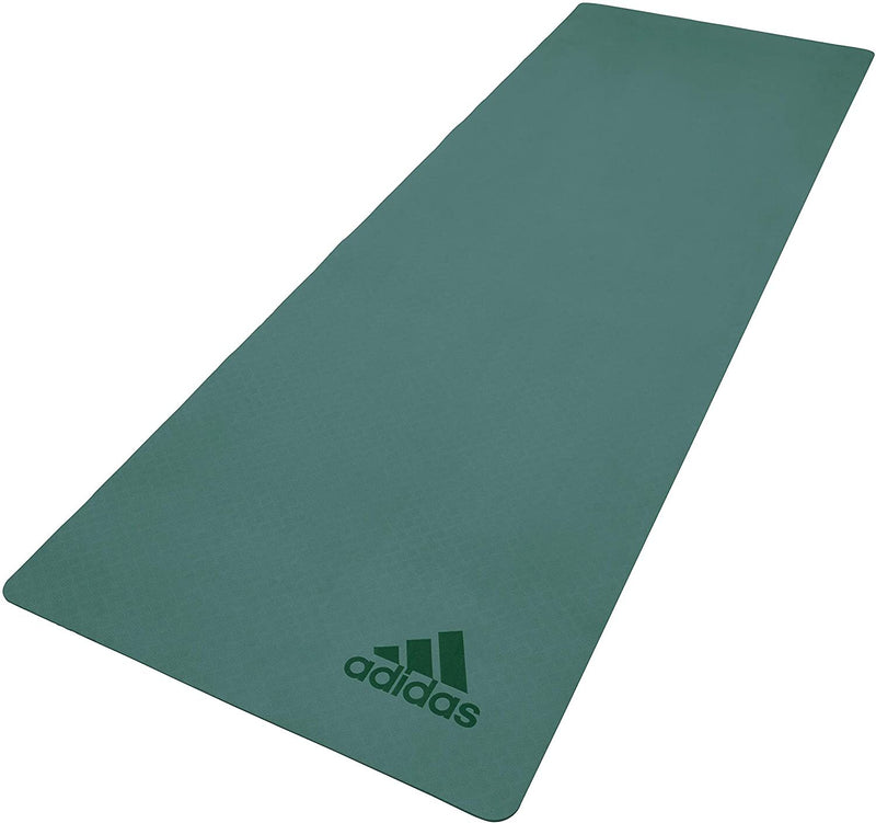 Adidas Premium 5mm Yoga Mat Fitness Gym Exercise Pilates Workout Non Slip Pad