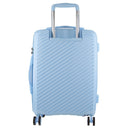 Milleni Hardshell 3-Piece Luggage Bag Travel Carry On Suitcase - Blue