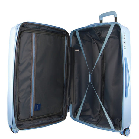 Milleni Hardshell Checked Luggage Bag Travel Suitcase 75cm (124L) - Blue