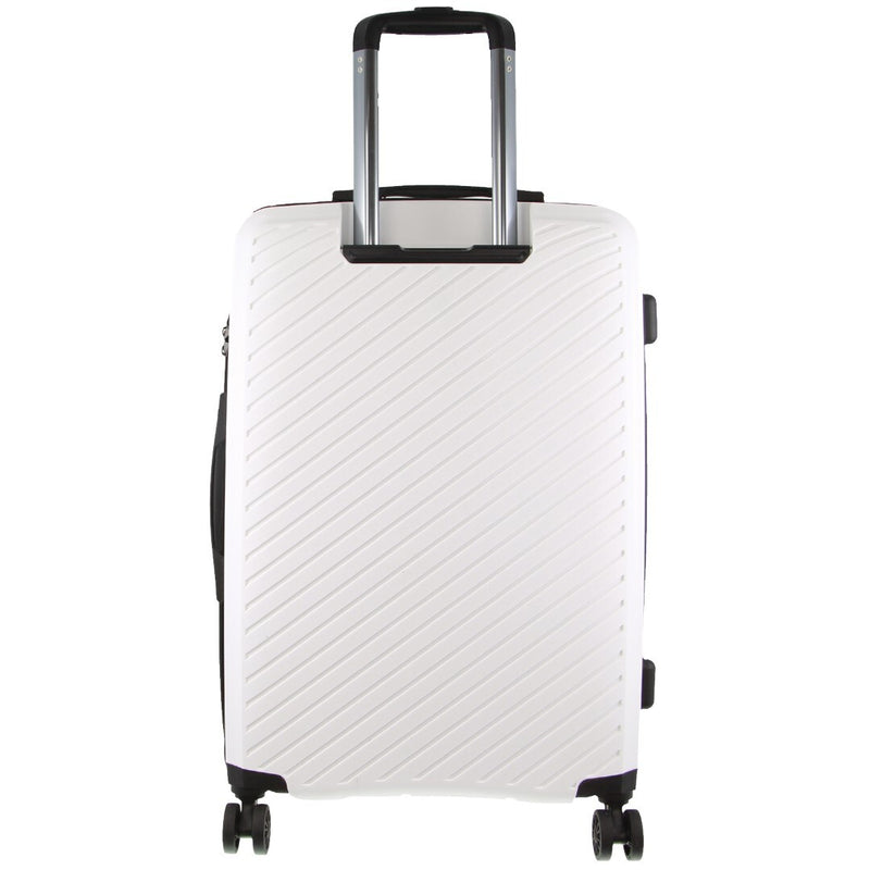 Milleni Hardshell Checked Luggage Bag Travel Suitcase 75cm (124L) - White