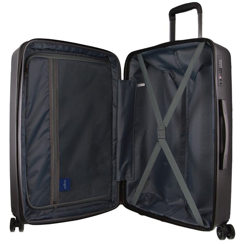 Milleni Hardshell Checked Luggage Bag Travel Suitcase 65cm (82.5L) - Black