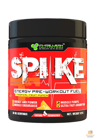 SPIKE Pre Workout Extreme Focus Energy Fuel 30 Serves Gym Caffeine Pumps Supps